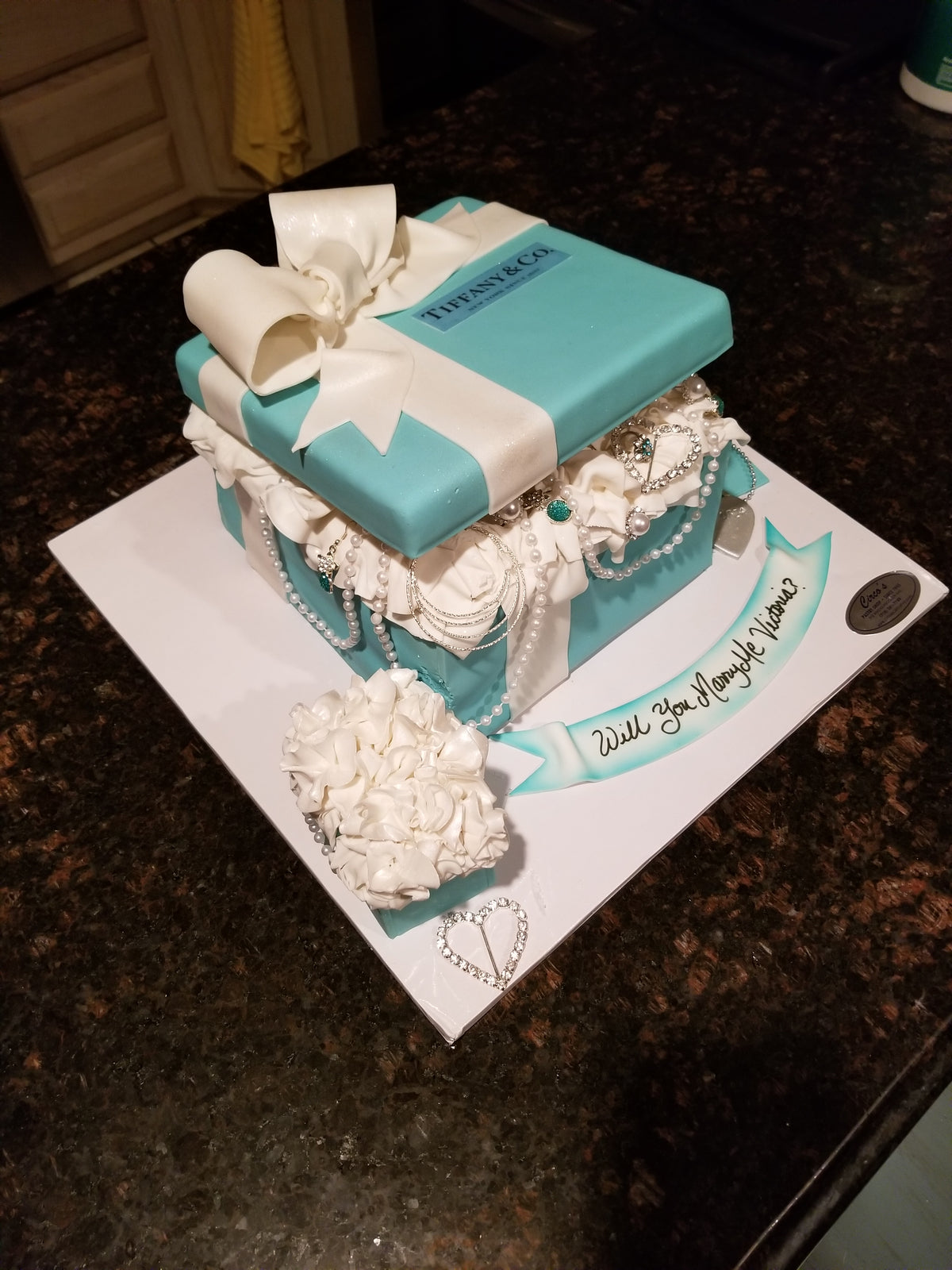 Will you marry me? Tiffany box W189