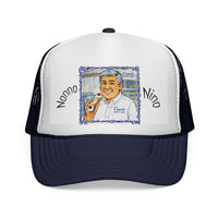 Trucker Cap — 'Nonno Nino' Italian Grandfather Portrait Hat