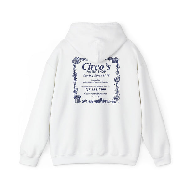 Circo’s Pastry Shop Hoodie — Vintage Bakery Logo Hoodie (Serving Since 1945)