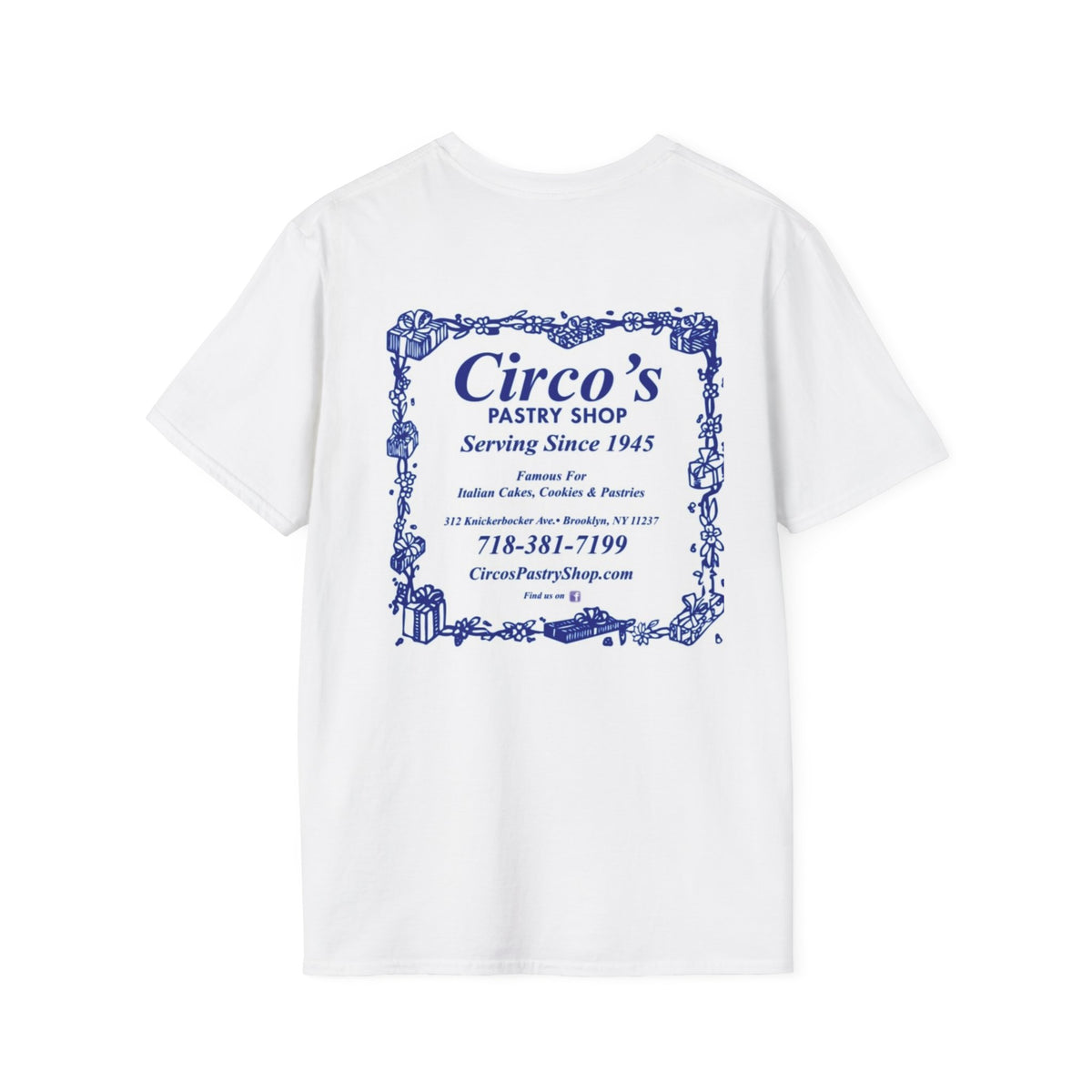 T-Shirt – Nonno Nino “So Figgin Delicious” Fig Cookies Brooklyn Bakery Graphic Tee