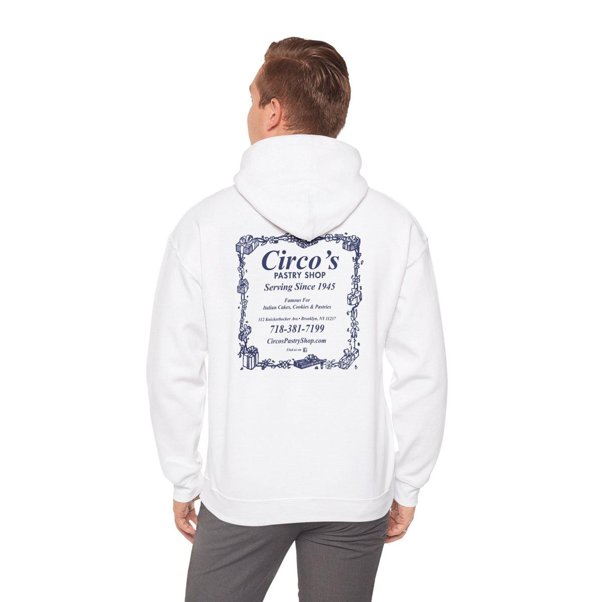 Circo’s Pastry Shop Hoodie — Vintage Bakery Logo Hoodie (Serving Since 1945)