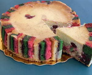 SLICE Rainbow Cheesecake