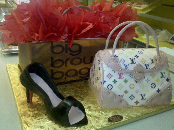 lv bag and shoes