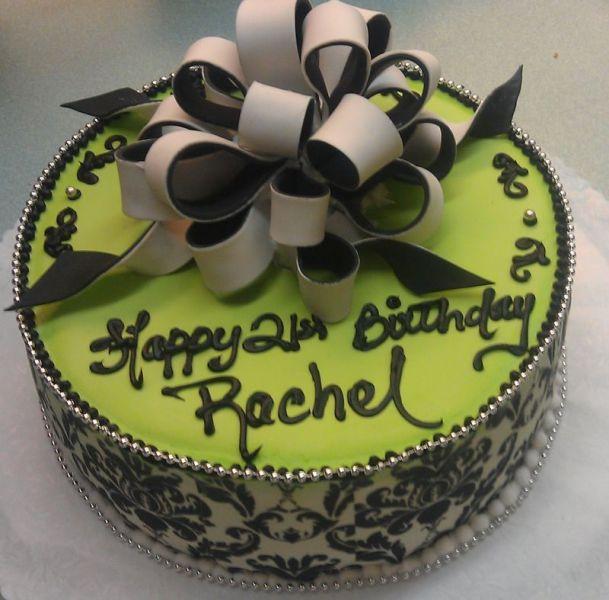 Damask Print Cake - B0680