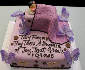 Baby Sleeping cake Fondant