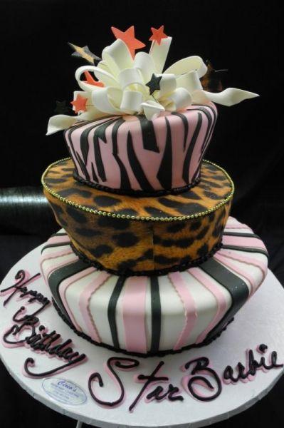 Topsy Turby Cake 3 Tier