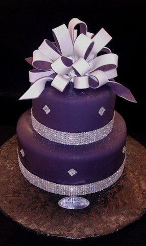 Diamond Crystal Wedding Cake - W019