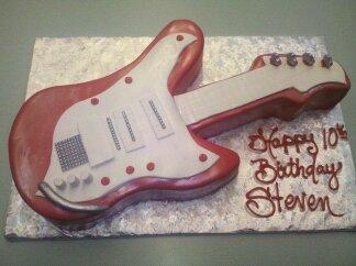 ART CAKE - Papier #guitare #Artcake #pâtisserie