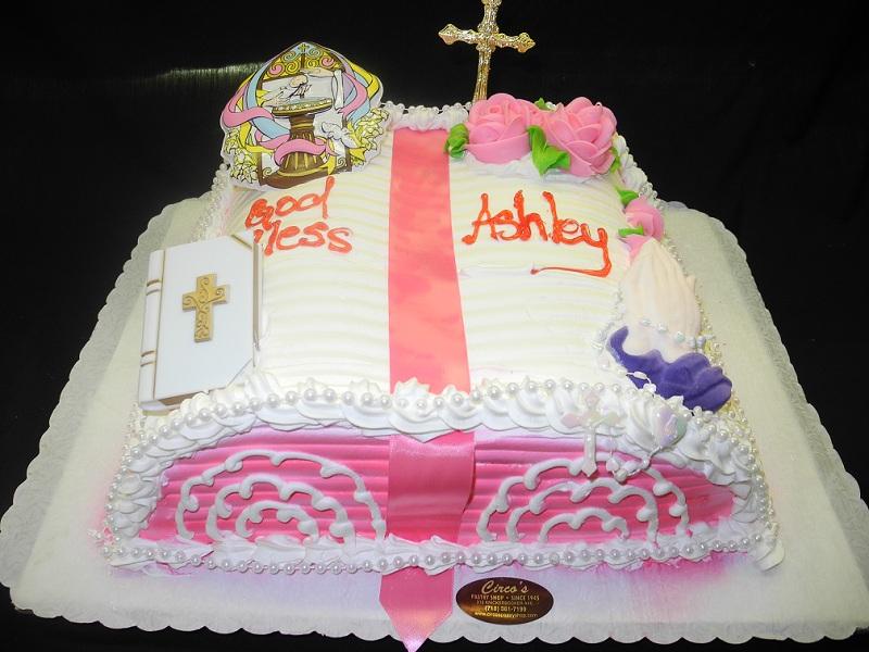 Bible Religious Cake Whip Cream - R006