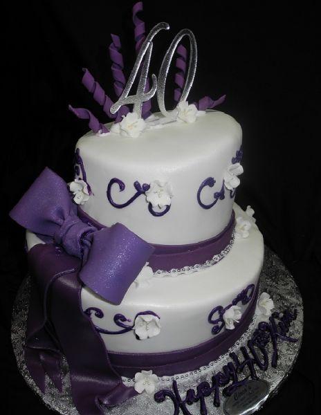 Husband 40th Birthday - Cake – Willowsbrook