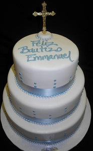 Comunion Fondant Religious Cake - R043