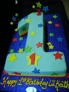 # 1 Shape Cake for First Birthday Parties - B0834