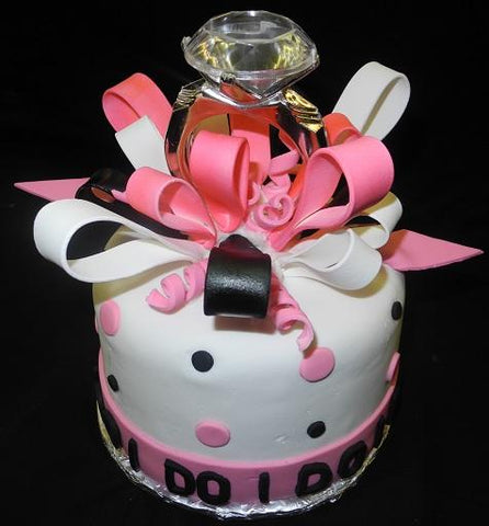 Engagement Ring Cake - W136