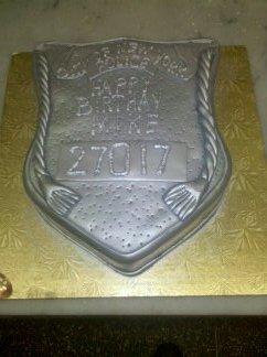 Police Sheld Cake - CS0123