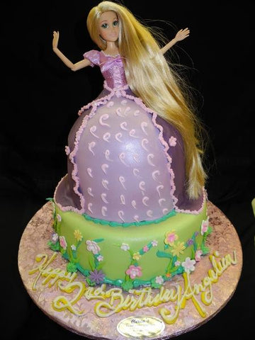 Disney Character Tangled Birthday Cake - B0158
