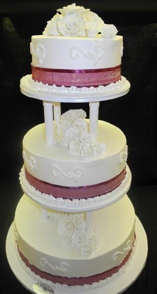 Three tier wedding cake stand online