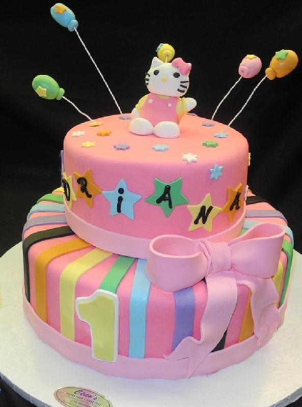 Hello Kitty Cake 2 Tier - B0607