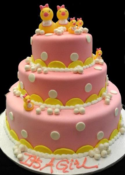 Yellow Rubber Duck Theme Birthday Cake Stock Photo 330893684 | Shutterstock