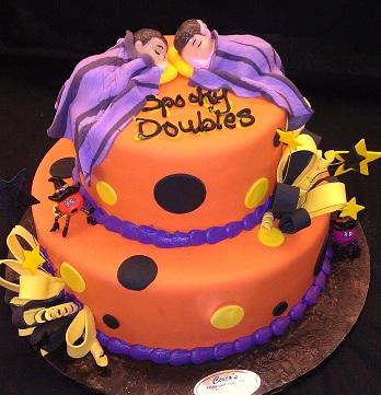 Twin Baby Shower Cake - BS306