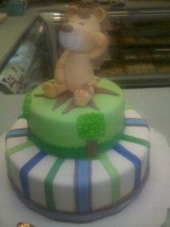 Animal Lion Theme Baby Cake - BS064