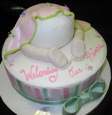 Baby Bottom Cake Girl - BS056