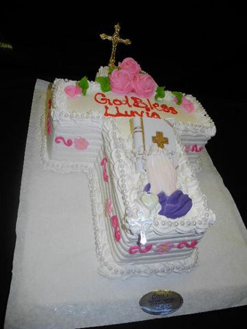 Religious Cross Cake Cream - R010