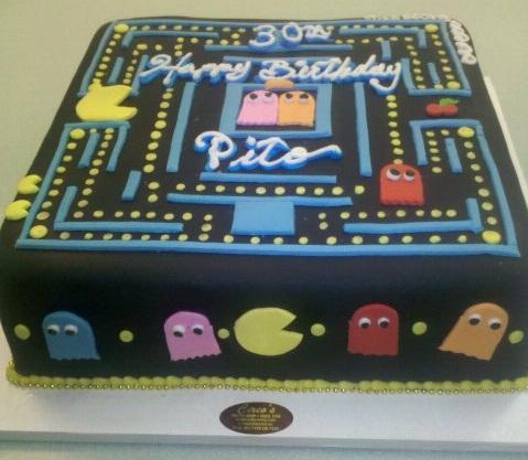 Pac Man Cake - CakeCentral.com