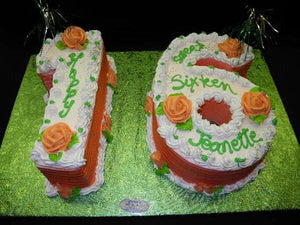 Sweet 16 Cake - B0321