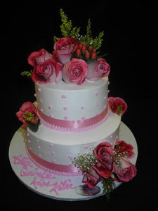 Affordable Wedding Cake - W178