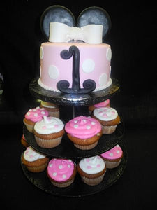 Mini Mouse Cake and Cup Cake Stand - B0183