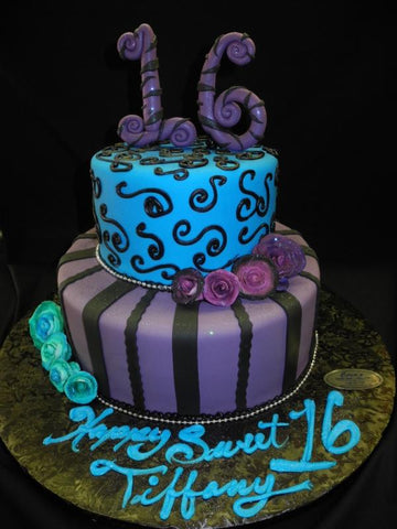 Sweet 16 Purple Cake - B0300