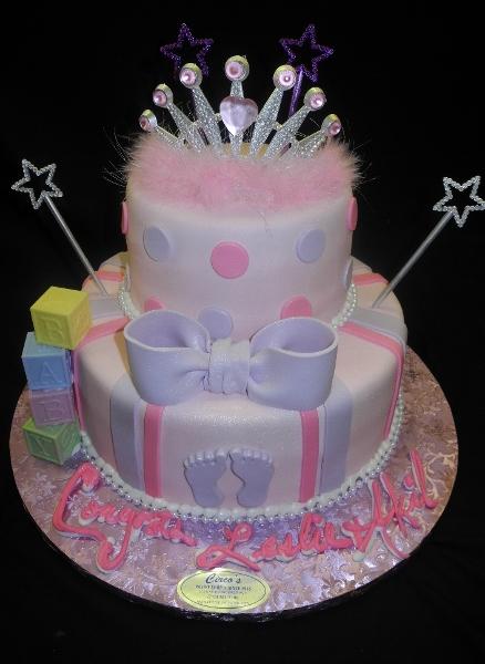 Princess Baby Shower Cakes - BS261