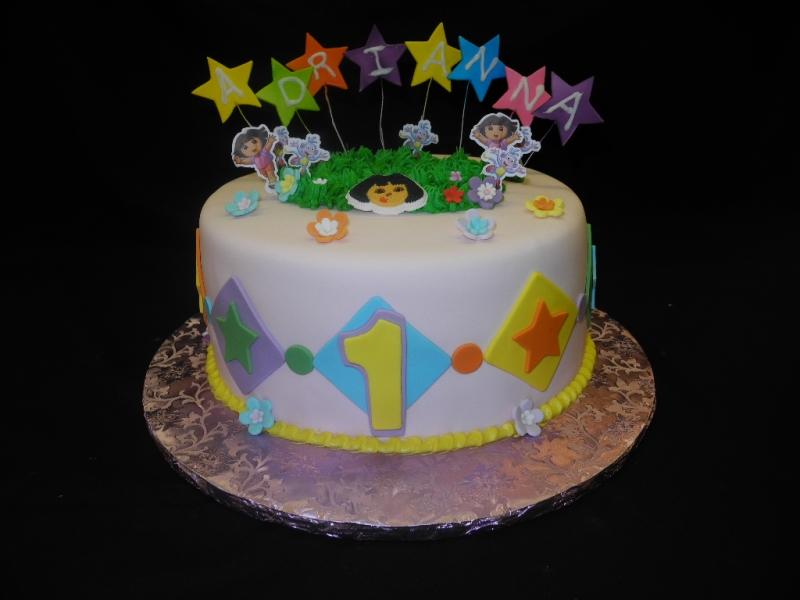Kids and Character Cake - Dora the Explorer Birthday Celebration #7226 -  Aggie's Bakery & Cake Shop