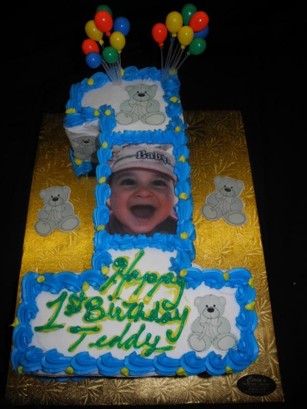 Boy 1st Birthday Cakes - B0755