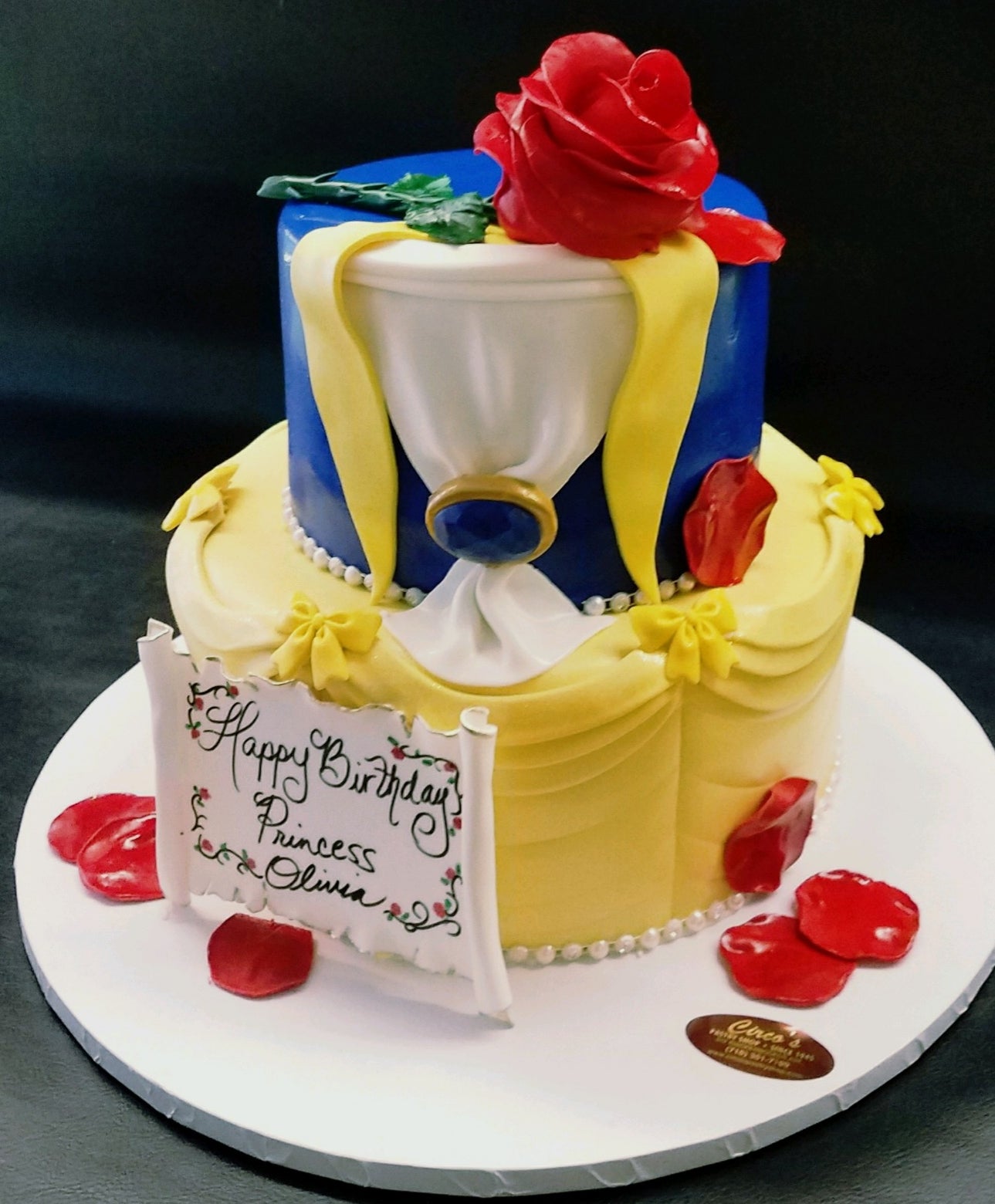 Be our guest - beauty and the beast cake - Decorated Cake - CakesDecor