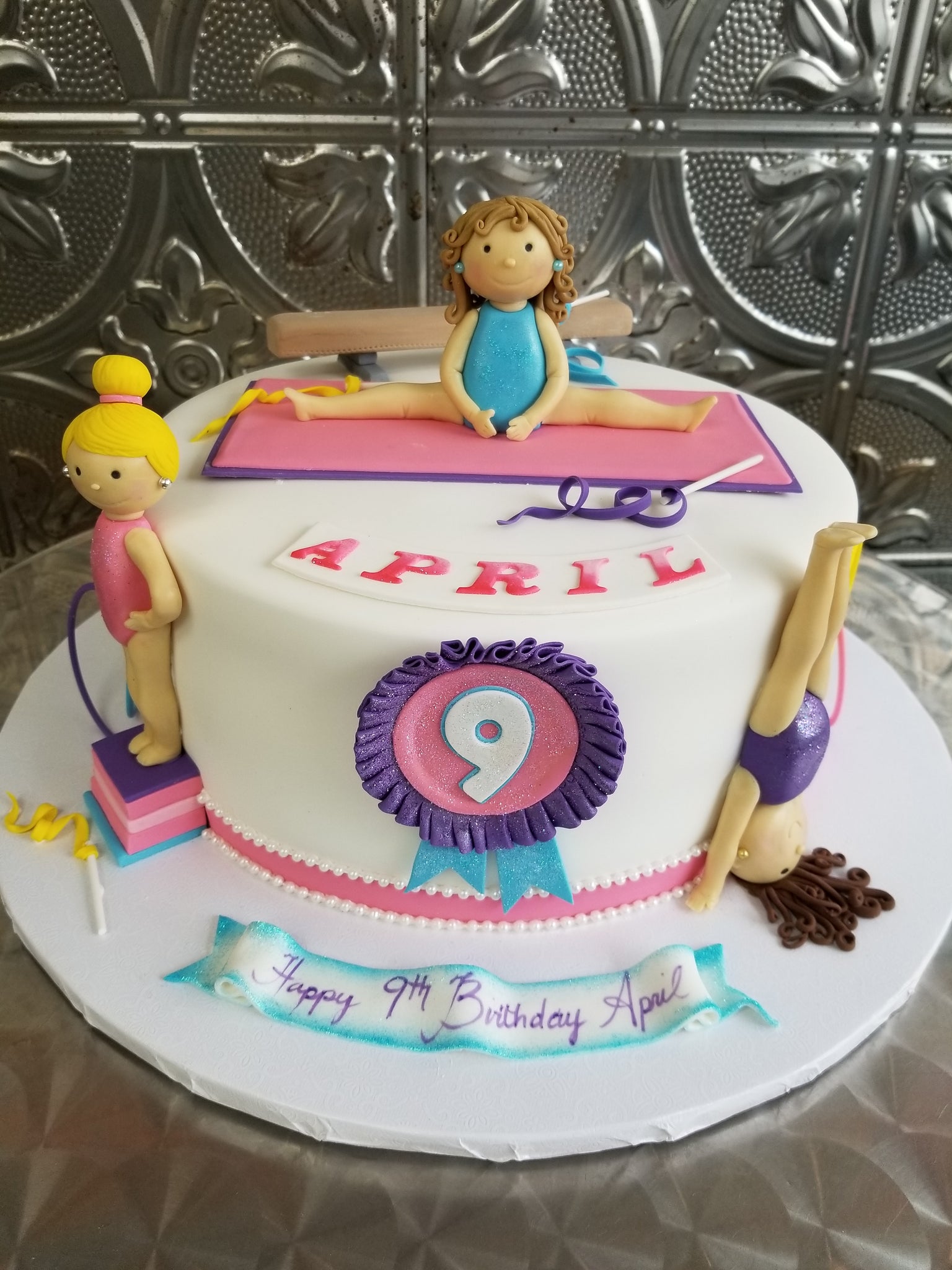gymnastics #gymnastsoftiktok #cake #cakedecorating #birthdaycake #bur... |  TikTok