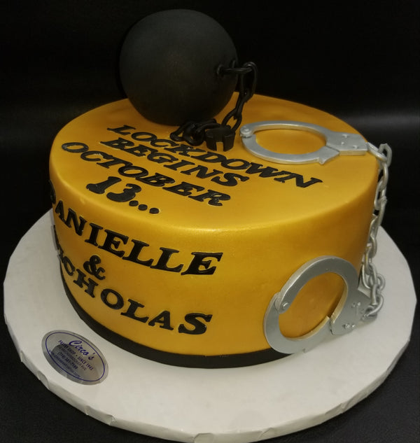 Ball and chain cake W190