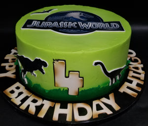 Jurassic Park cake B858