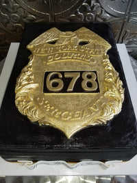 Badge Retirement Cake CS0296