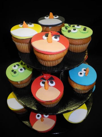 Angry Birds Fondant Cupcakes - CC111