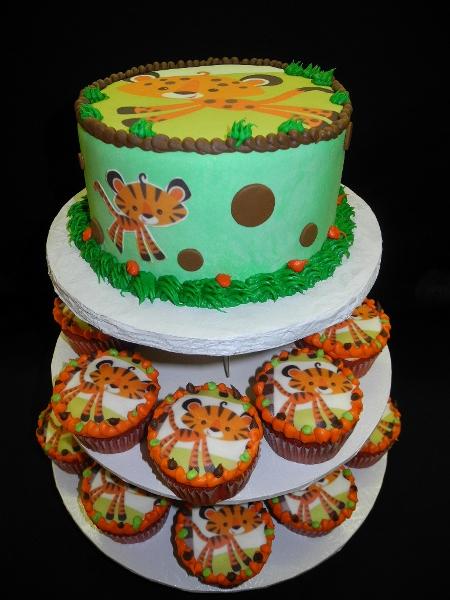 Baby Tiger Theme Cupcakes - CC108