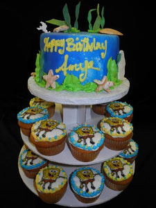 Sponge Bob Cupcakes and Cake - CC007