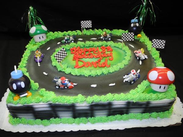 Car themed race track cake - Decorated Cake by cakes'n me - CakesDecor