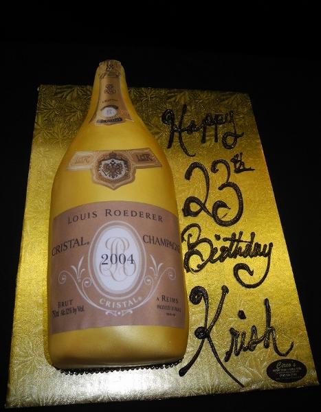 Cristal Bottle Cake - CS0018