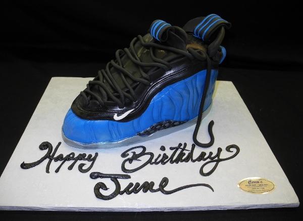Nike Shoe Box Birthday Cake – Blue Sheep Bake Shop