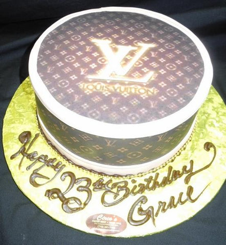 Loui Vuitton Suitcase with Poker Cards and Edible Chips - B0079