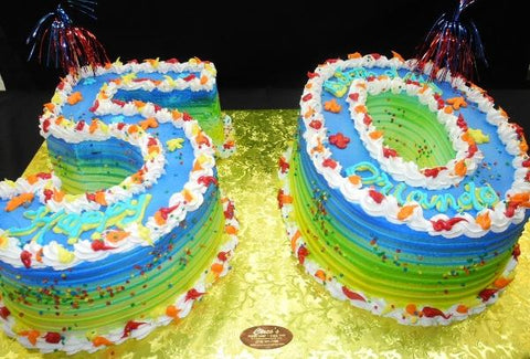 50th Birthday Cake - B0811