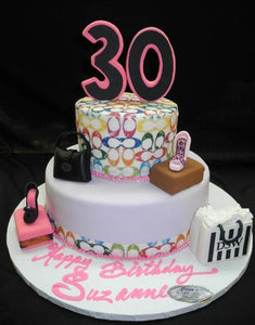 Coach 30th Birthday Cake - B0704