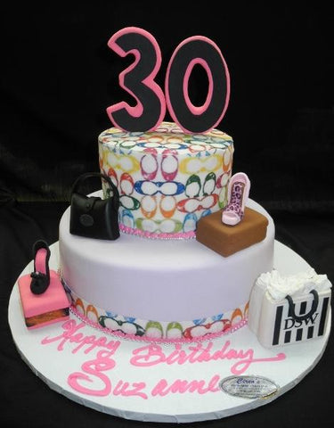 Coach 30th Birthday Cake - B0704