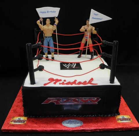 Wresting Ring Birthday Cake - B0239